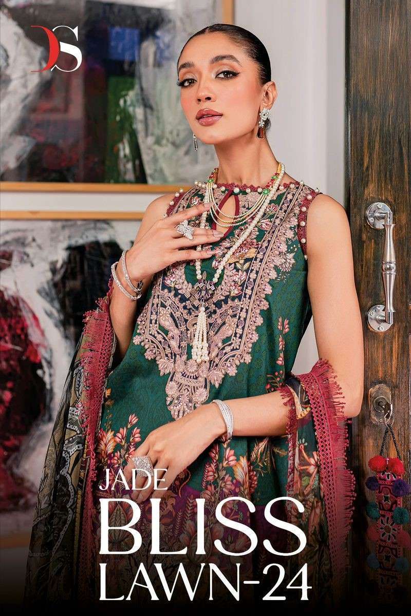 JADE BLISS Lawn 24 by DEEPSY SUITS  PAKISTANI DEEPSY NEW CATALOUGE