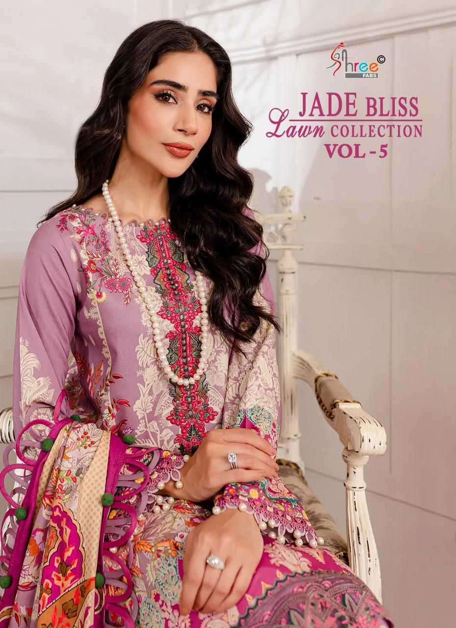 JADE BLISS LAWN COLLECTION VOL-05 BY SHREE FAB BUY WHOLESALE