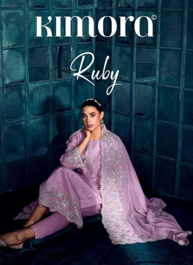 KIMORA RUBY MODAL SILK DESIGNER SUIT COLLECTION