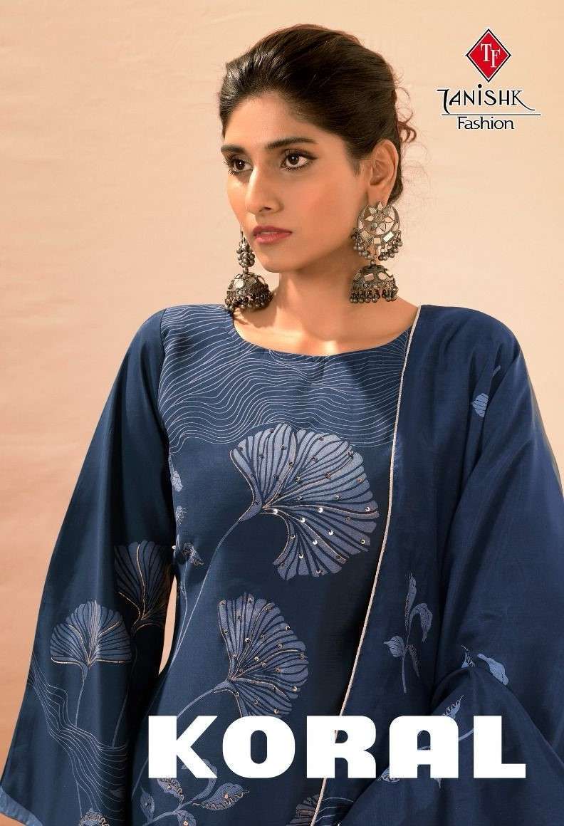 KORAL BY TANISHK FASHION  MODAL MUSLIN LADIES SUIT SUPPLIER