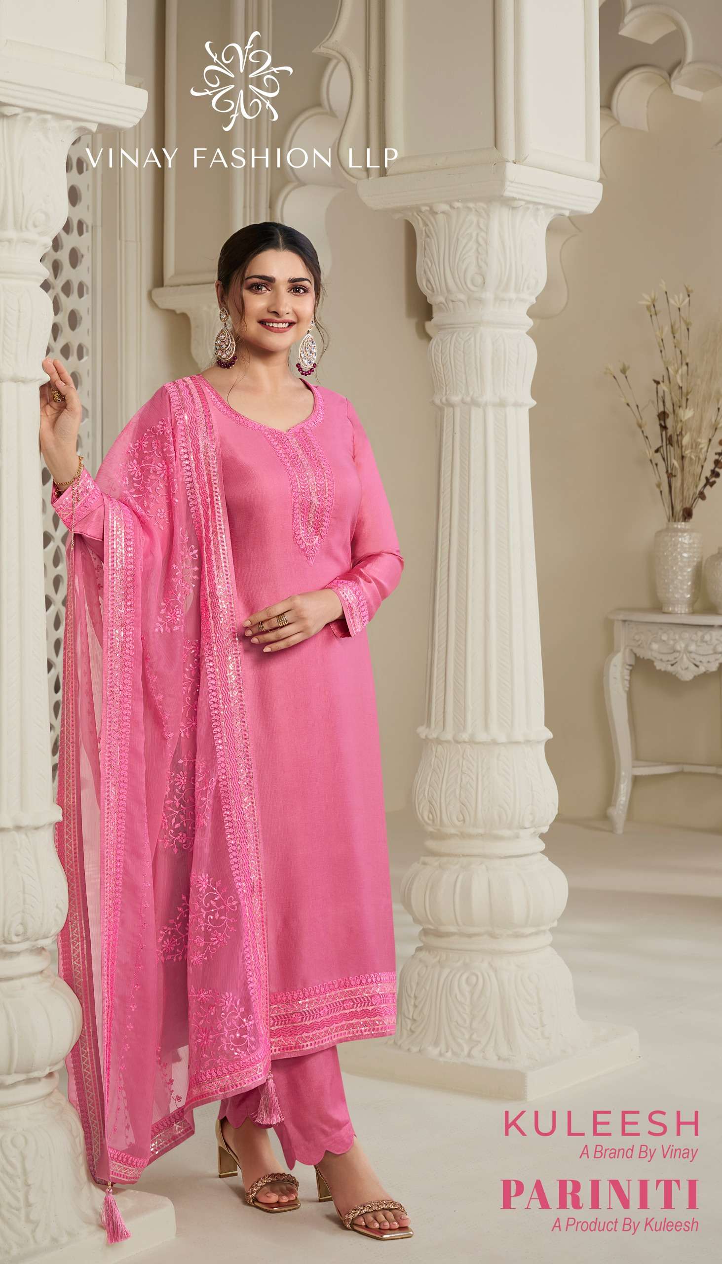 KULEESH - PARINITI BY VINAY LADIES EID COLLECTION  BUY WHOLESALE