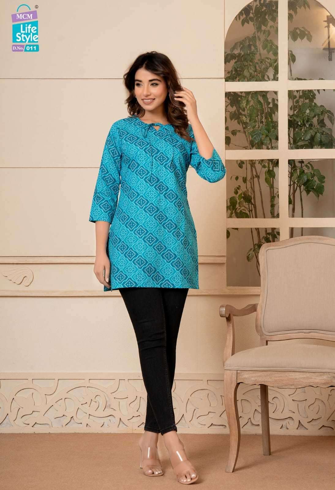 MCM LIFESTYLE KASHVI VOL 2 SHORT TOP KURTIS BUY WHOLESALE BEST RATE