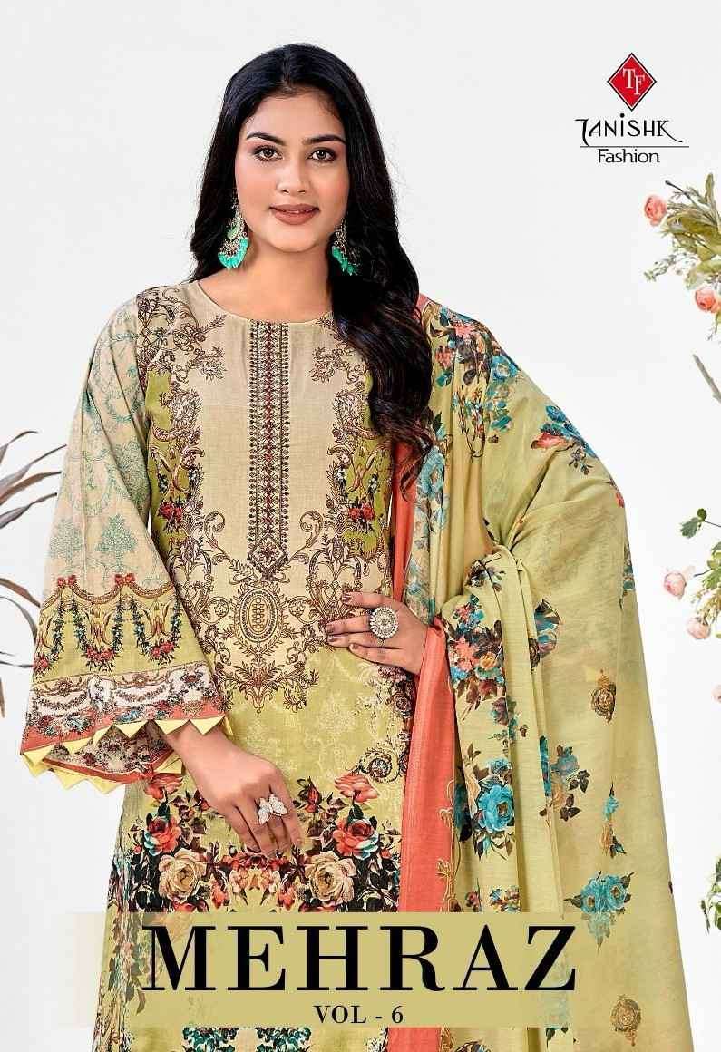 MEHRAZ VOL 6 BY TANISHK FASHION PAKISTANI LATEST CATLOGS WHOLESALER