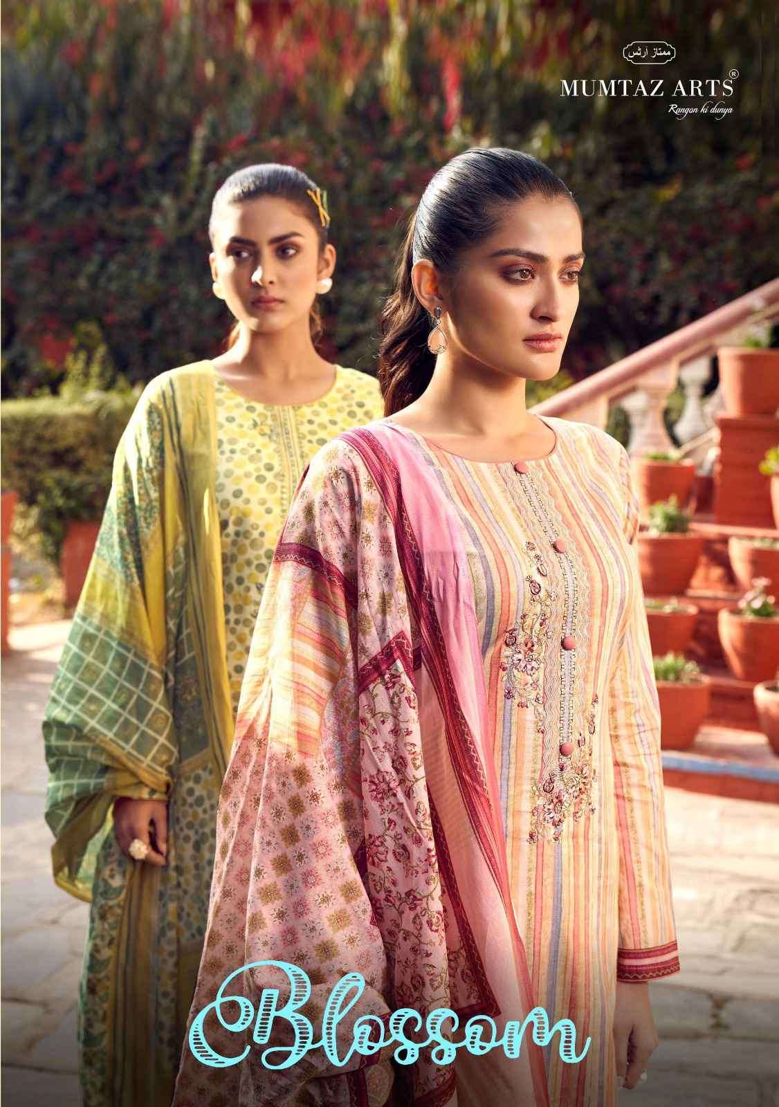 MUMTAZ ART BLOSSOM LAWN KARCHI PRINT PAKISTANI SUIT BUY WHOLESALE