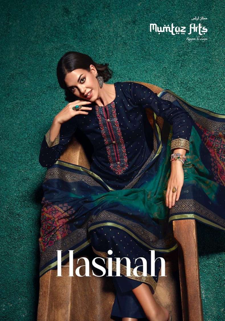 MUMTAZ ART HASINAH JAMCOTTON LATEST LADIES SUIT CATALOGUE