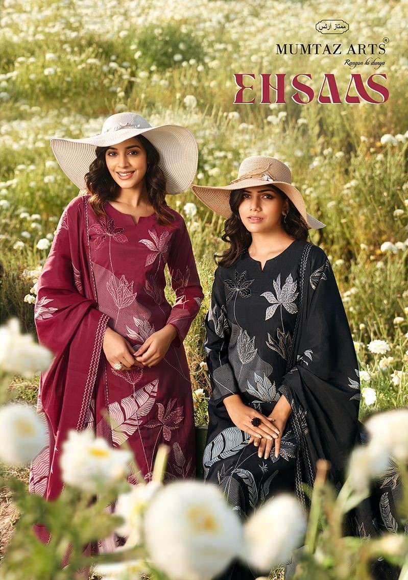 MUMTAZ ARTS EHSAAS MUSLIN SUIT BEST PRICE WHOLESALE