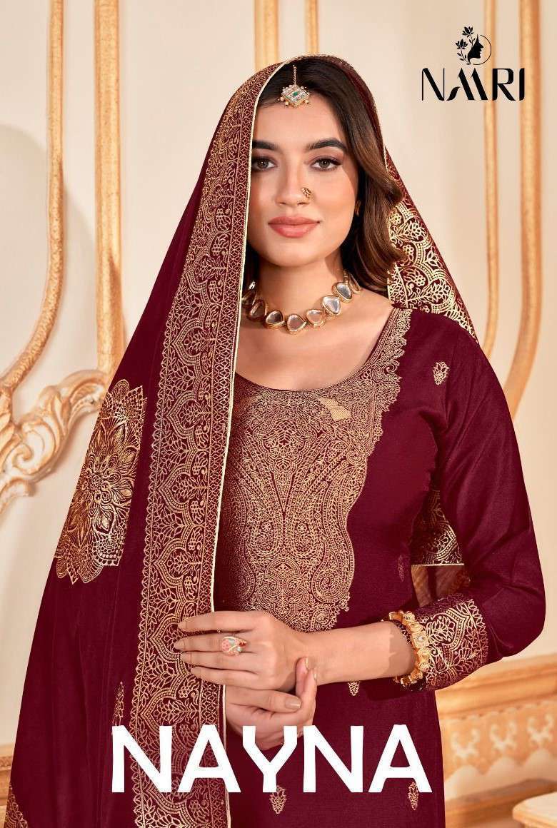 NAARI NAYNA SILK SALWAR SUIT CATLOG WHOLESALE PRICE