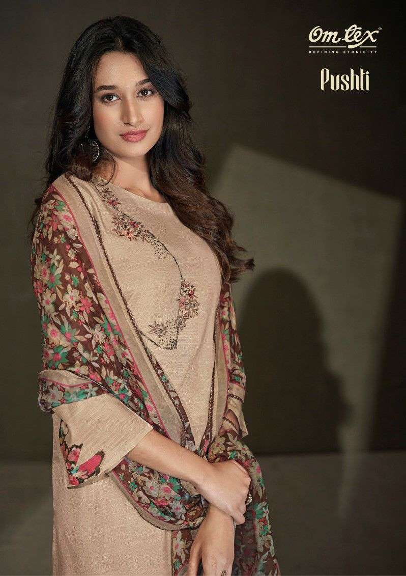 OMTEX PUSHTI LINEN COTTON NEW LATEST 2024 COLLECTION 