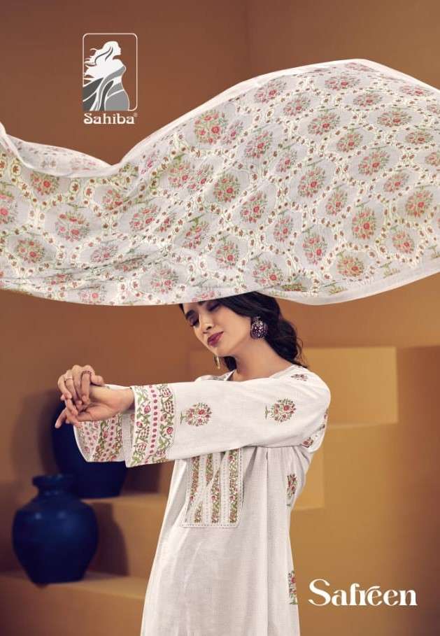 SAHIBA SAFREEN PYOR COTTON PYOR DUPPTA SUMMER LADIES SUIT