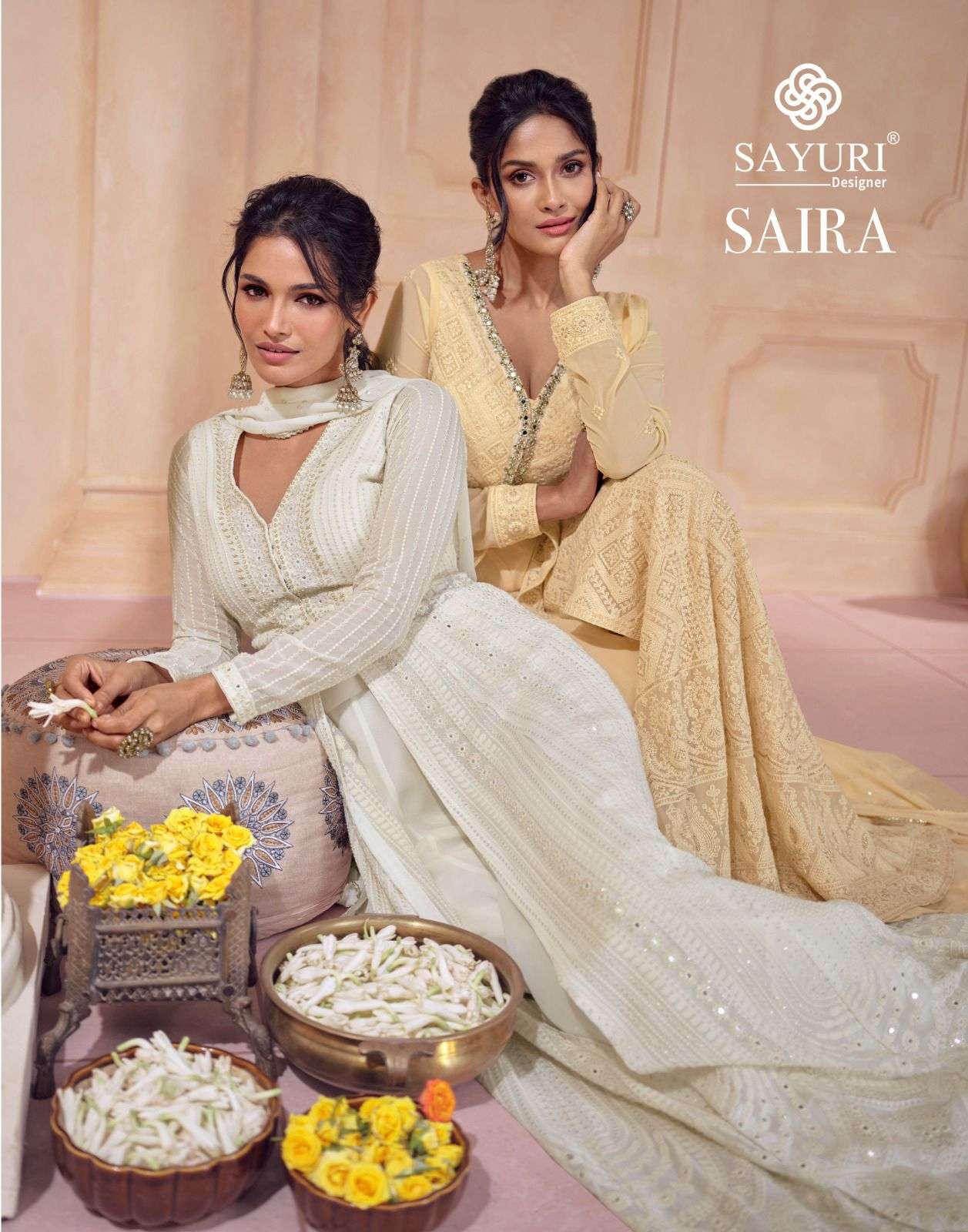 SAYURI SAIRA 5437-5438 LONG GOWN LADIES READYMADE COLLECTION 