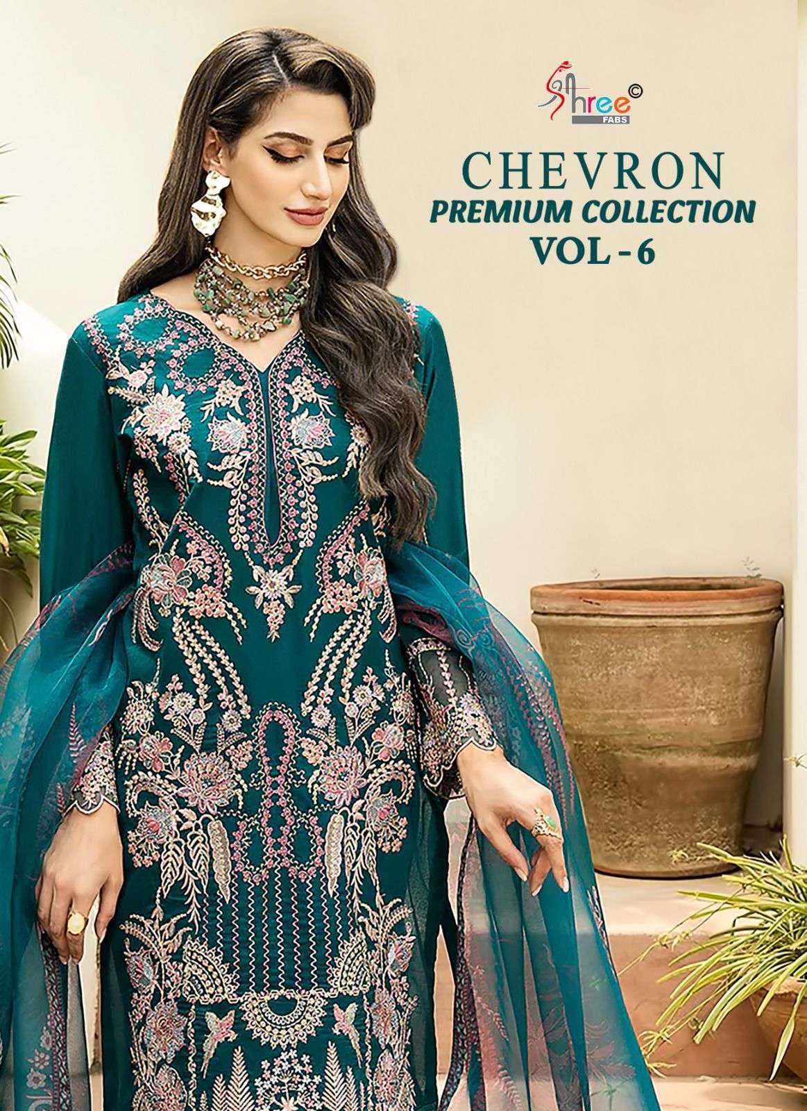 shree fabs CHEVRON PREMIUM COLLECTION VOL-06 buy wholesale