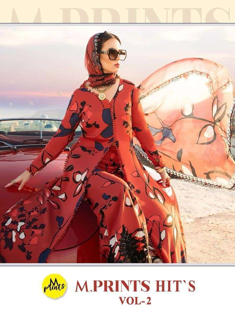 SHREE FABS M PRINTS HIT VOL 2 RYON PAKISTANI SUIT COLLECTION 