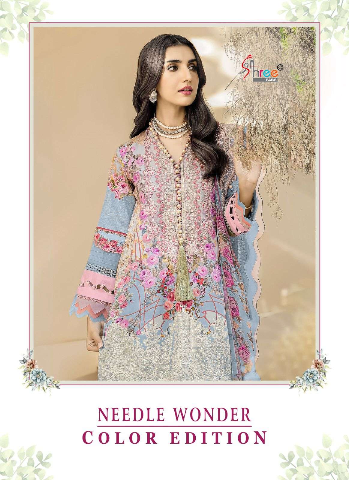 SHREE FABS NEEDLE WONDER COLOUR EDITION PAKISTANI COTTON CATLOGS