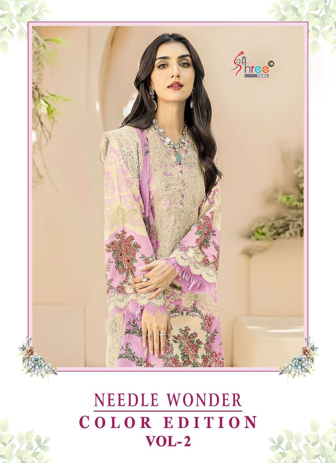 SHREE FABS NEEDLE WONDER COLOUR EDITION vol-2 BUY WHOLESALE DEALER