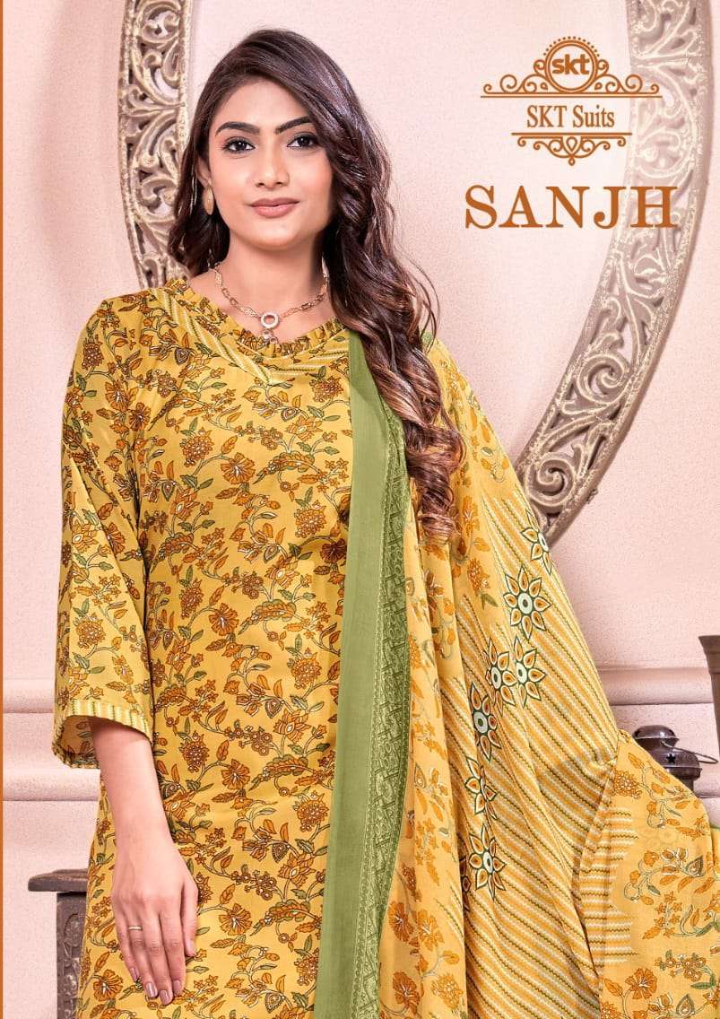 SKT SUITS SANJH SOFT COTTON SUIT BUY WHOLESALE