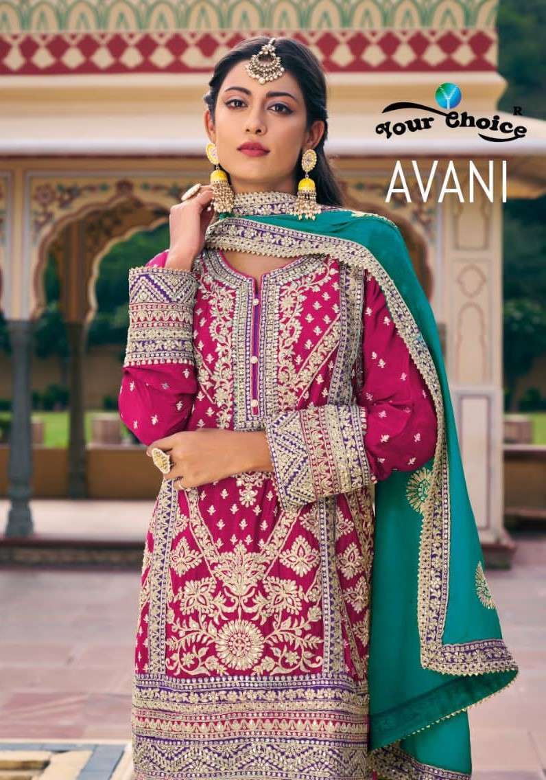 YOUR CHOICE AVANI PLAZOO STICH  PAKISTANI WOMEN READYMADE