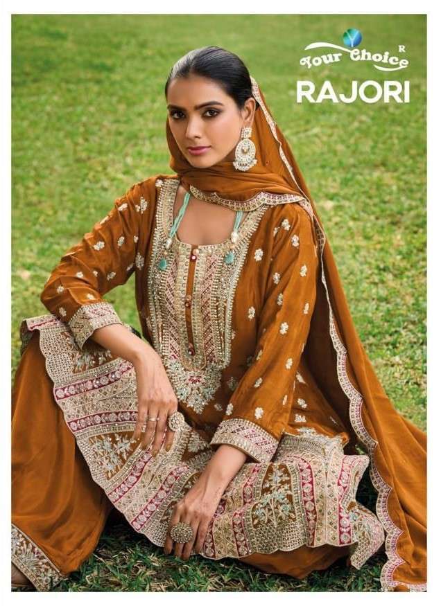 YOUR CHOICE RAJORI PEPLUN STYLE SHARARA READYMADE DRESS 