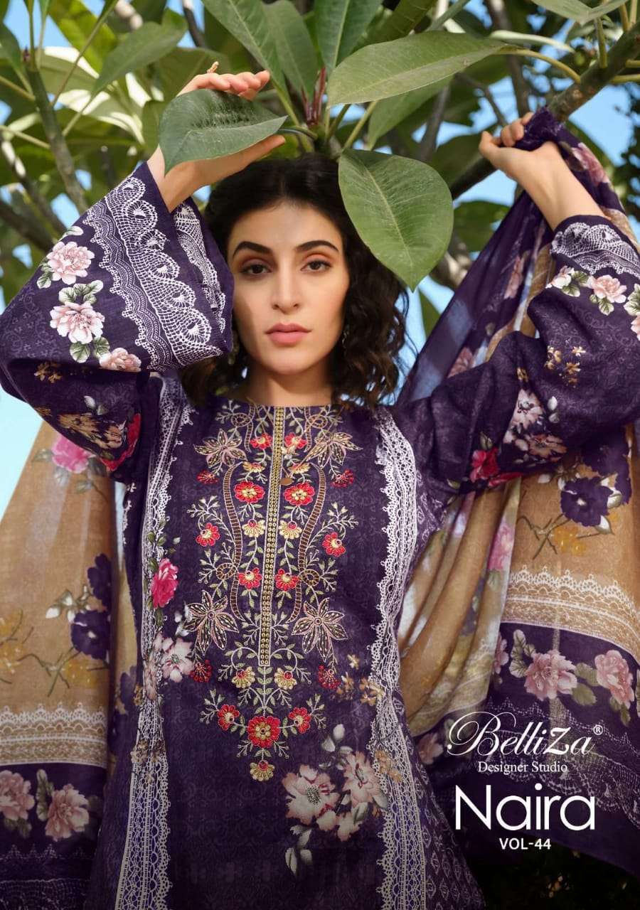 BELLIZA NAIRA VOL 44  COTTON CATALOGUE WHOLESALE 