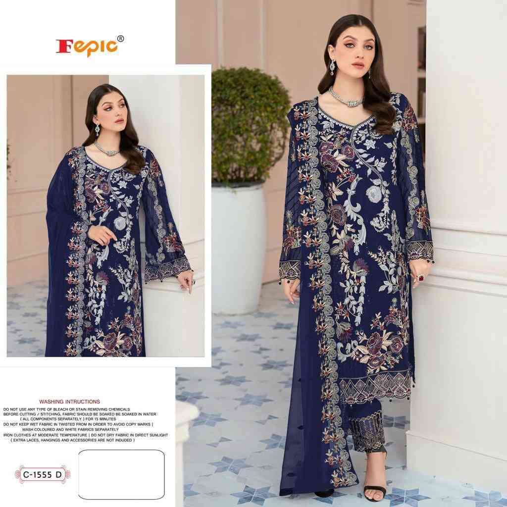 FEPIC C 1555 ROSEMEEN PAKISTANI GEORGETTE PAKISTANI DRESS ONLINE DEALER