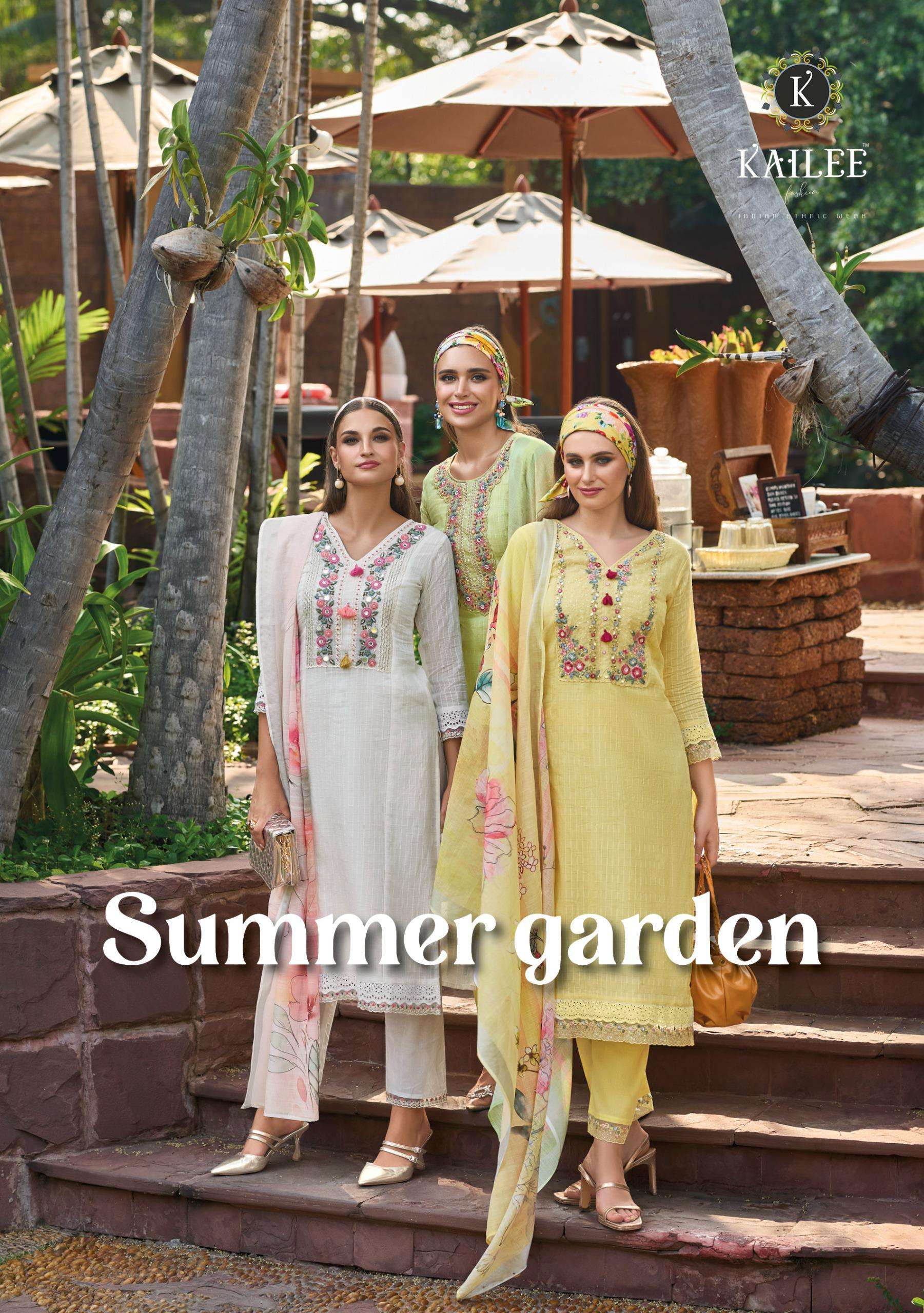 KAILEE SUMMER GARDEN COTTON READYMADE 3 PCS FOR WOMEN SUMMER COLLECTION