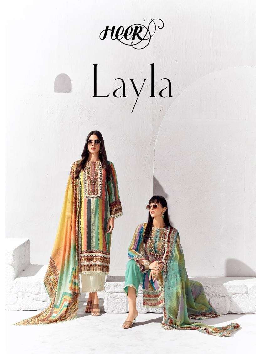 KIMORA HEER LAYLA PURE COTTON SUMMER LADIES DRESS COLLECTION