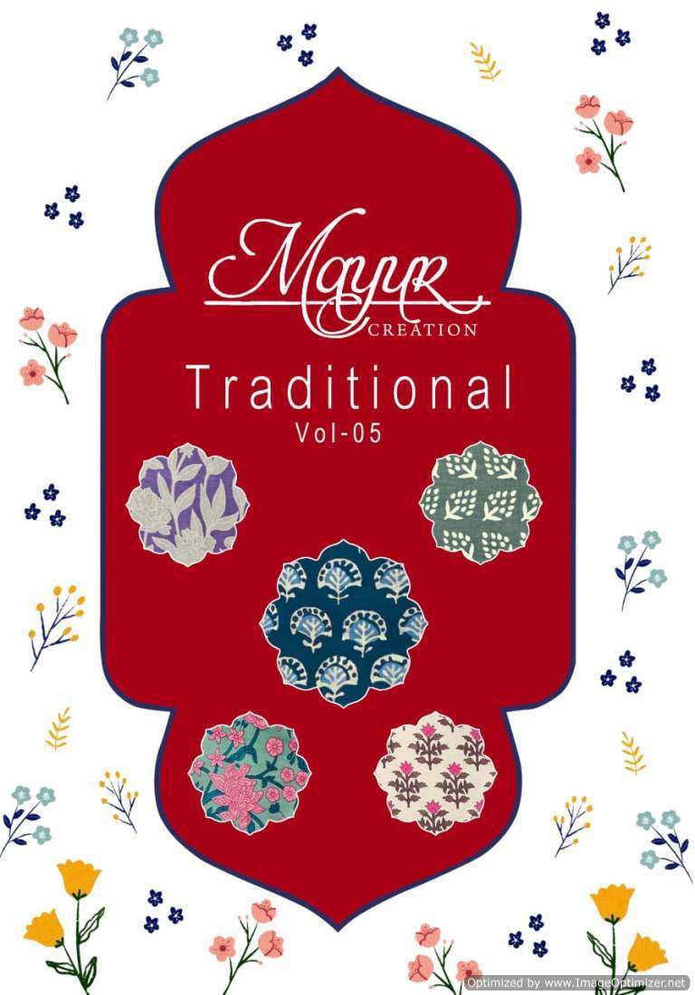 MAYUR Traditional Vol 5  WHOLESALE PRICE COTTON DRESS MATERILES