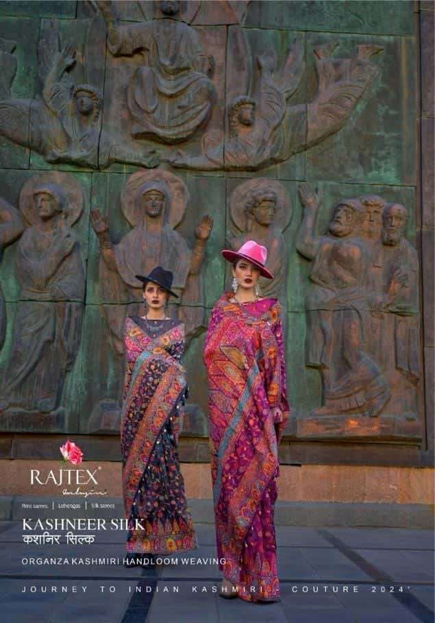 RAJTEX  KASHNEER SILK KASHMIRI KANI SAREE PASHMINA MANUFACTURERS SURAT