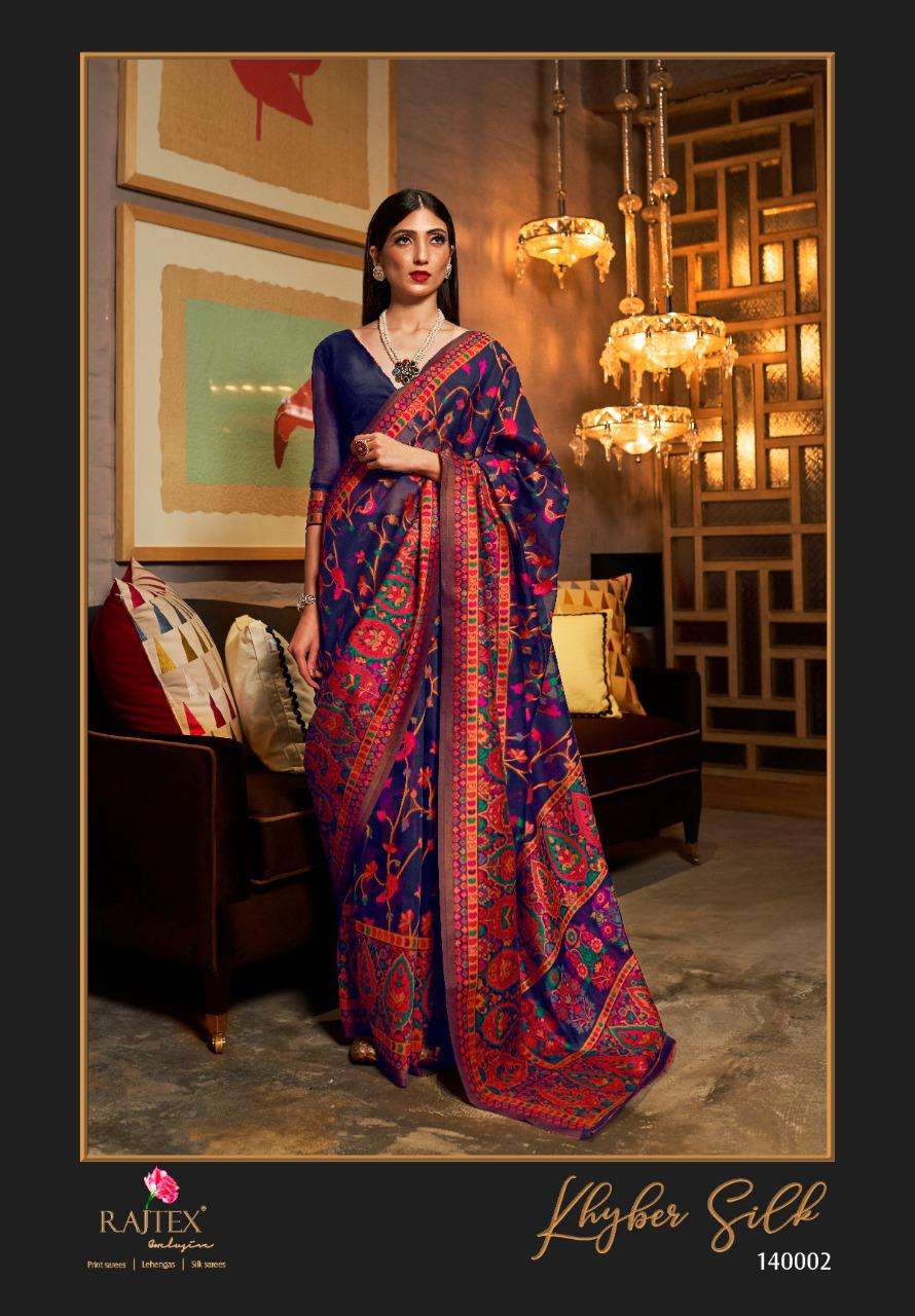 RAJTEX KHYBER SILK KASHMIRI KANI SAREE ONLINE BEST PRICE DEALER