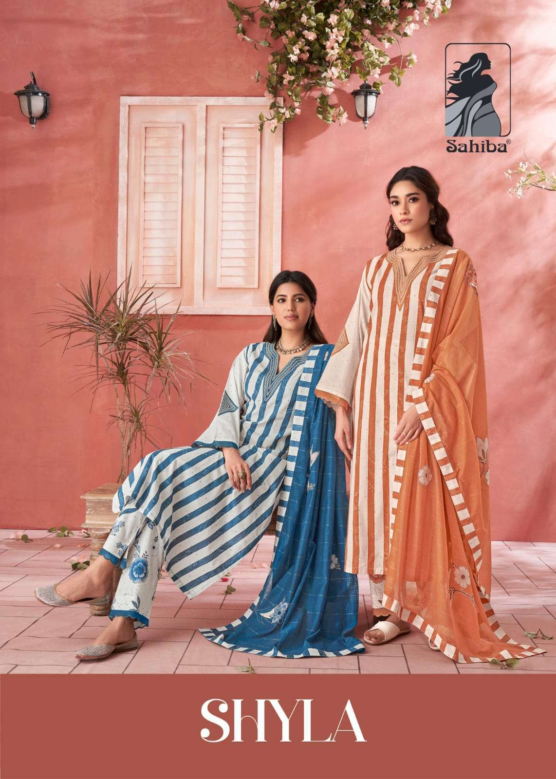 SAHIBA SHYLA LAWN COTTON SAHIBA SUMMER LADIES SUIT 