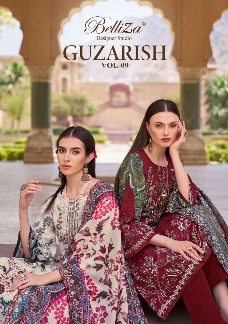 BELLIZA GUZARISH VOL 9 WHOLESALE PRICE SURAT DEALER 