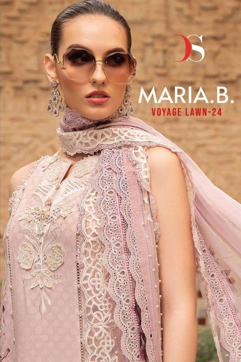  MARIA.B Voyage Lawn-24 by DEEPSY SUITS PRICE WHOLESALE SURAT DEALER