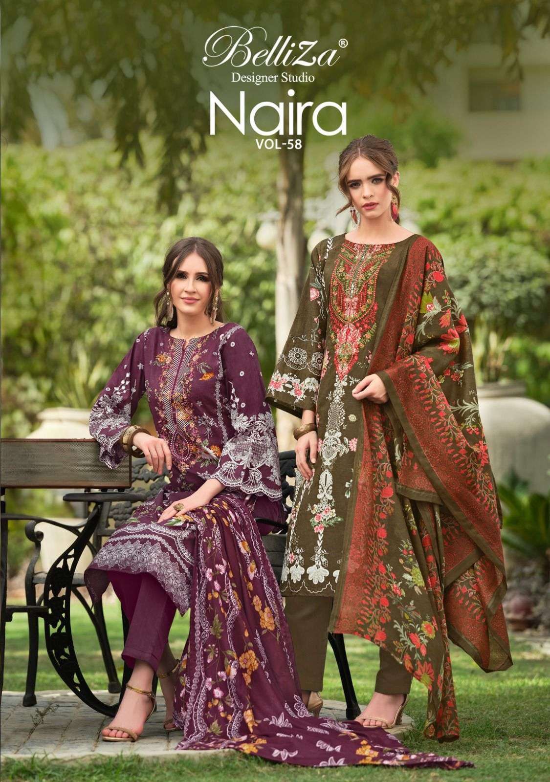 BELLIZA NAIRA VOL 58 WHOLESALE PRICE SURAT SUPPLIER 