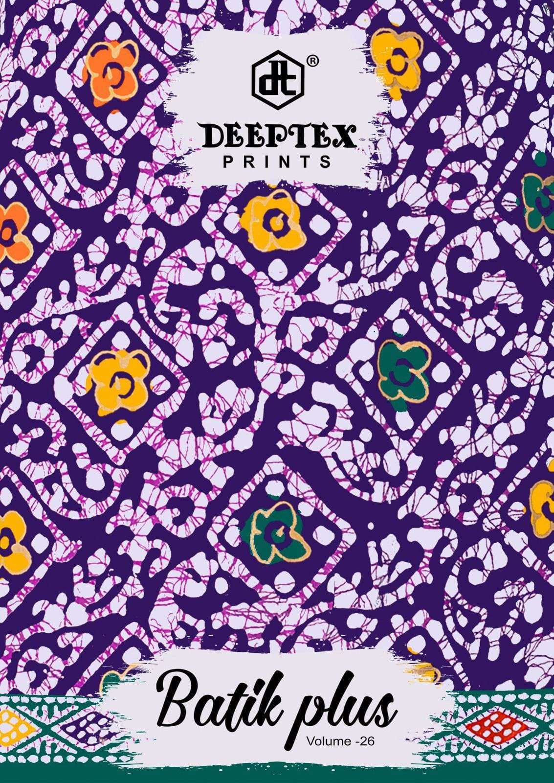 DEEPTEX BATIK PLUS VOL 26 WHOLESALE PRICE SURAT BEST RATE 