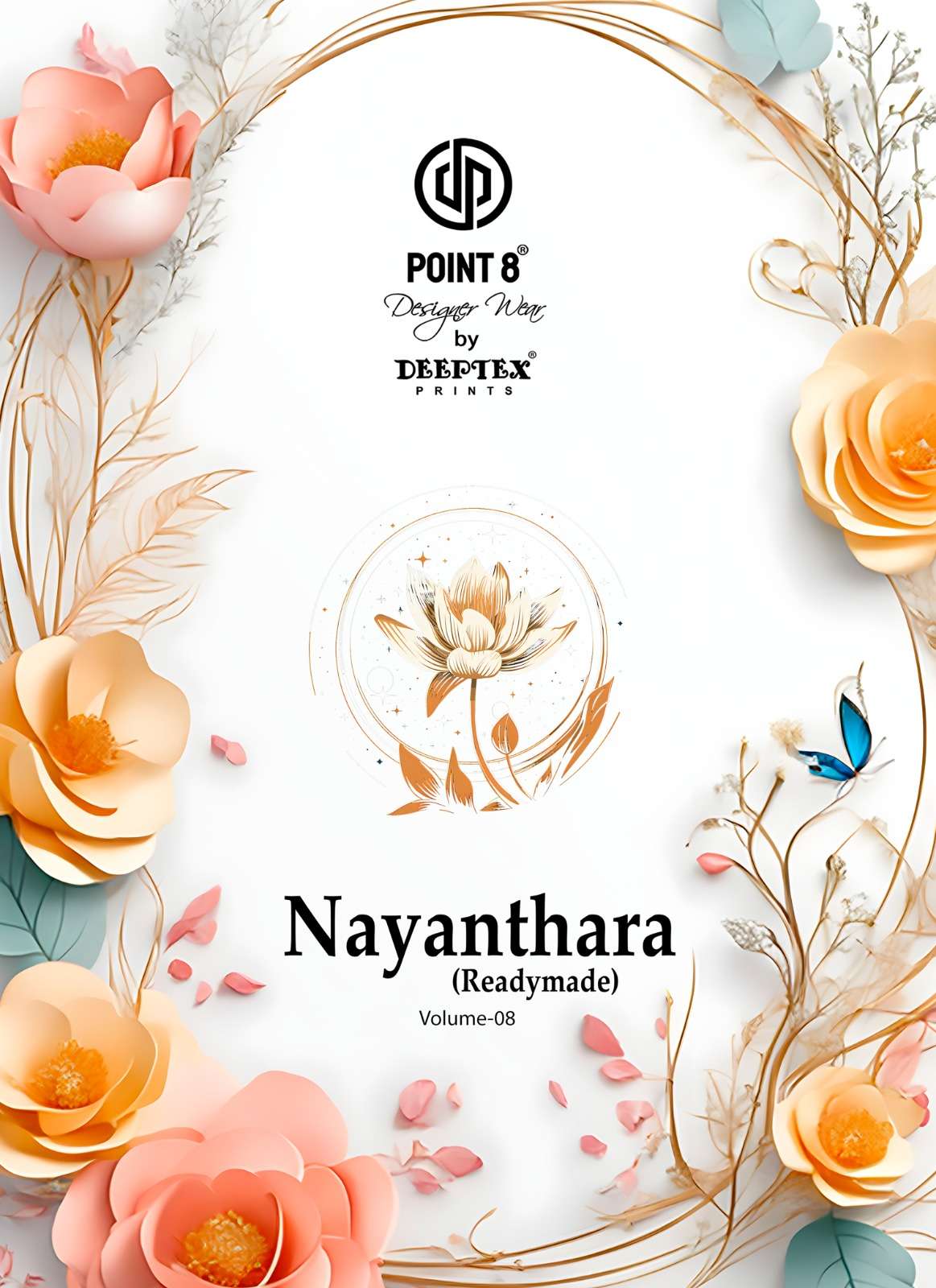 DEEPTEX NAYANTHARA VOL 8 READYMADE 3 PCS WHOLESALE  BUY 