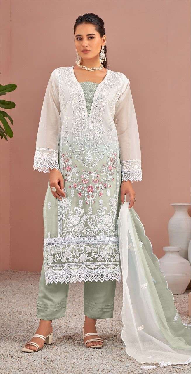 FEPIC IR21202 IRAADAY ORGENZA PAKISTANI DRESS ONLINE SUPPLIER SURAT