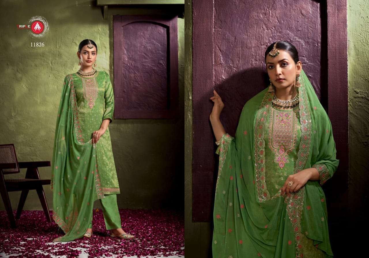 TRIPLE AAA VIHA SIMAR MINAKARI SUIT CATALOUGE BUY WHOLESALE SURAT 