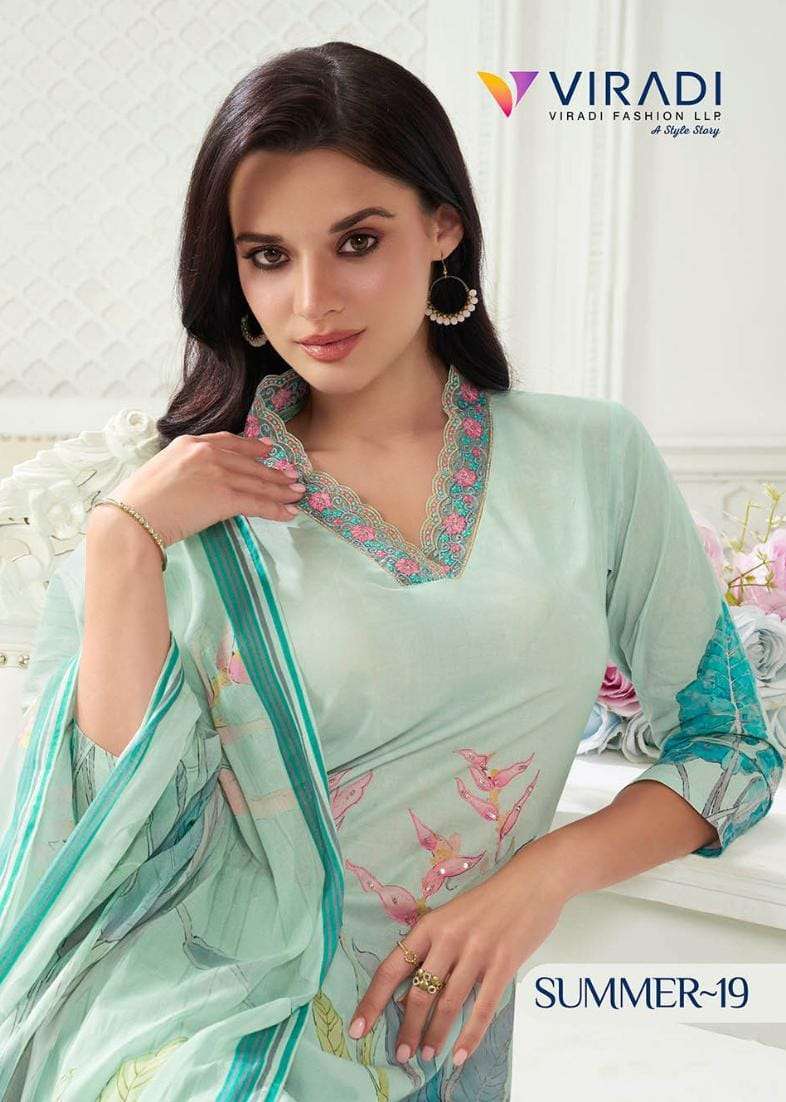 VATSAM VIRADI SUMMER -19 COTTON DIGITAL PRINT READYMADE SUIT SURAT