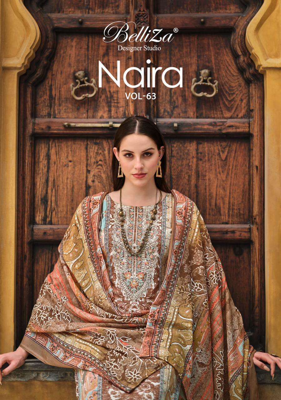 BELLIZA NAIRA VOL 63 PRICE WHOLESALE ONLINE SURAT SUPPLIER 