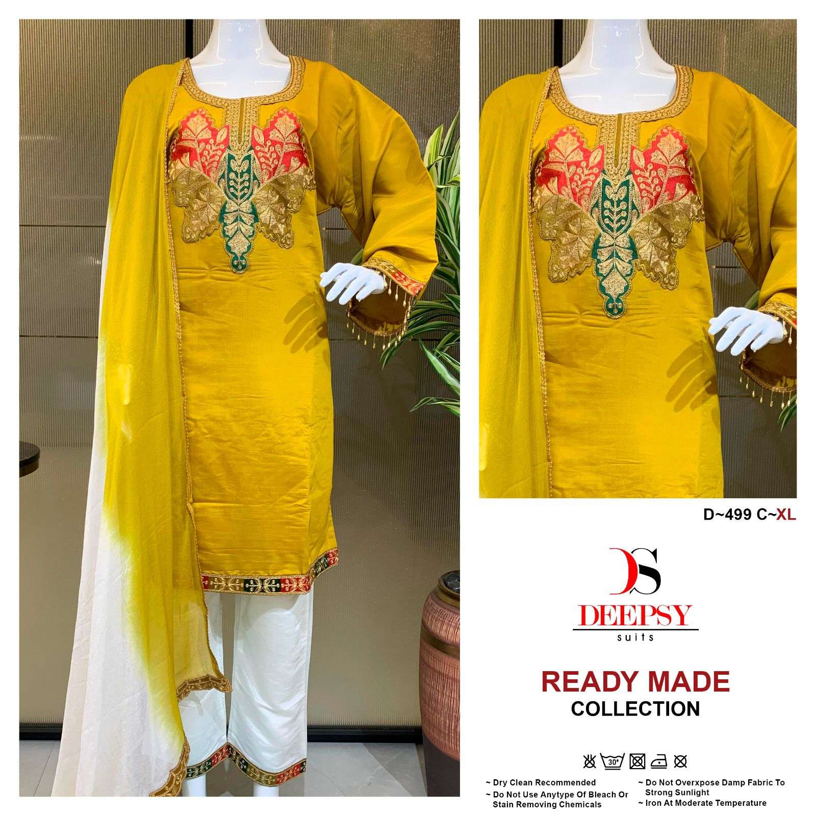 DEEPSY D499 TILLA READYMADE KASHMIRI PRICE WHOLESALER SURAT 