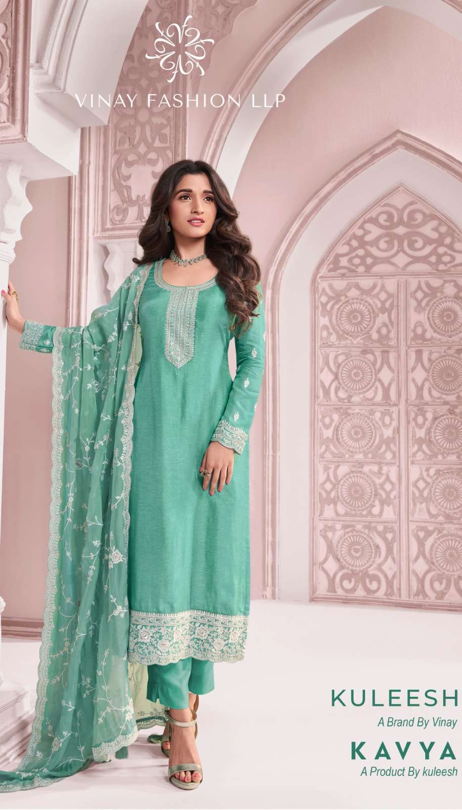 VINAY KULEESH KAVYA DOLA SILK SALWAR SUIT WHOLESLE PRICE SURAT