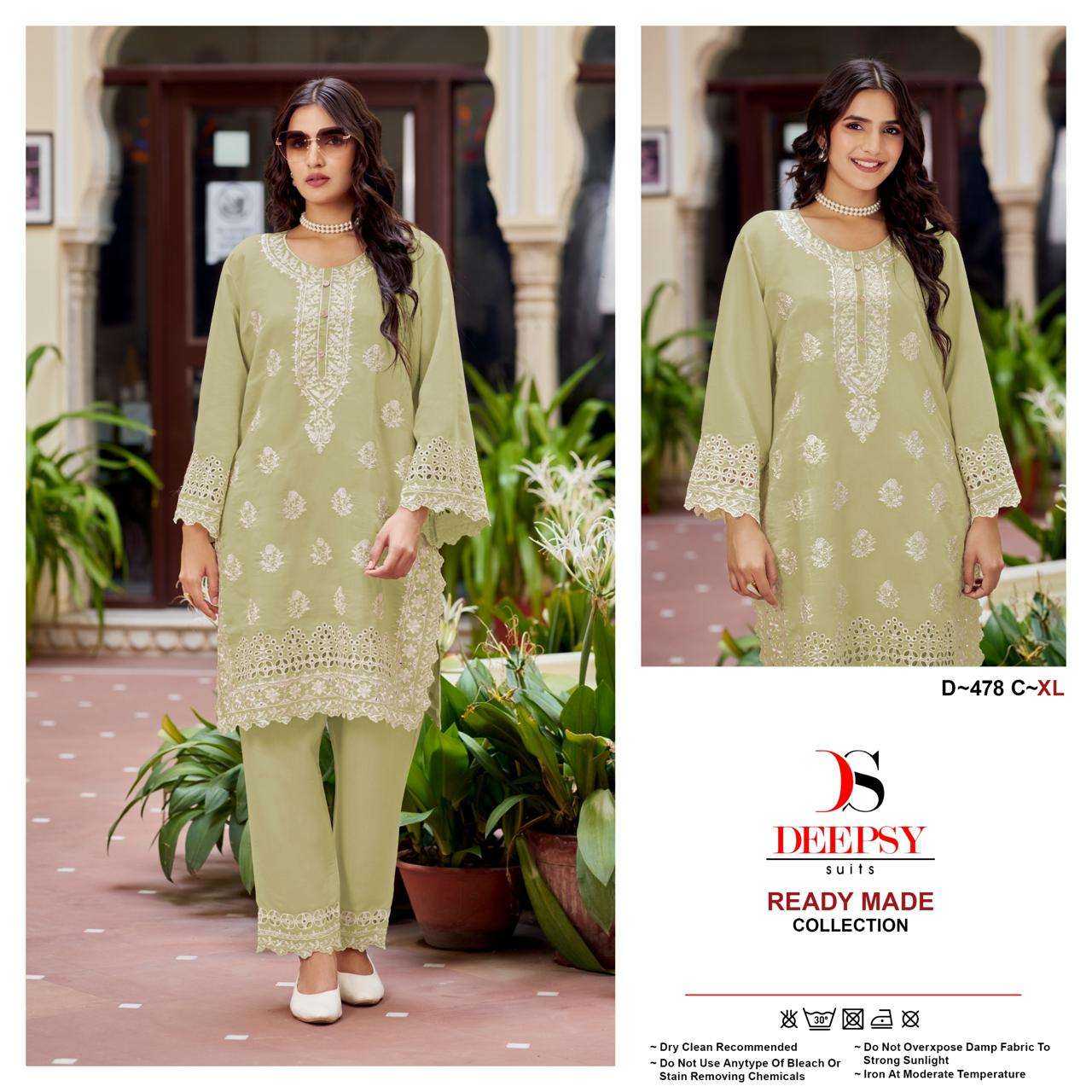 DEEPSY D478 VISCOUS SILK DEEPSY READYMADE COLLECTION SURAT WHOLESALER