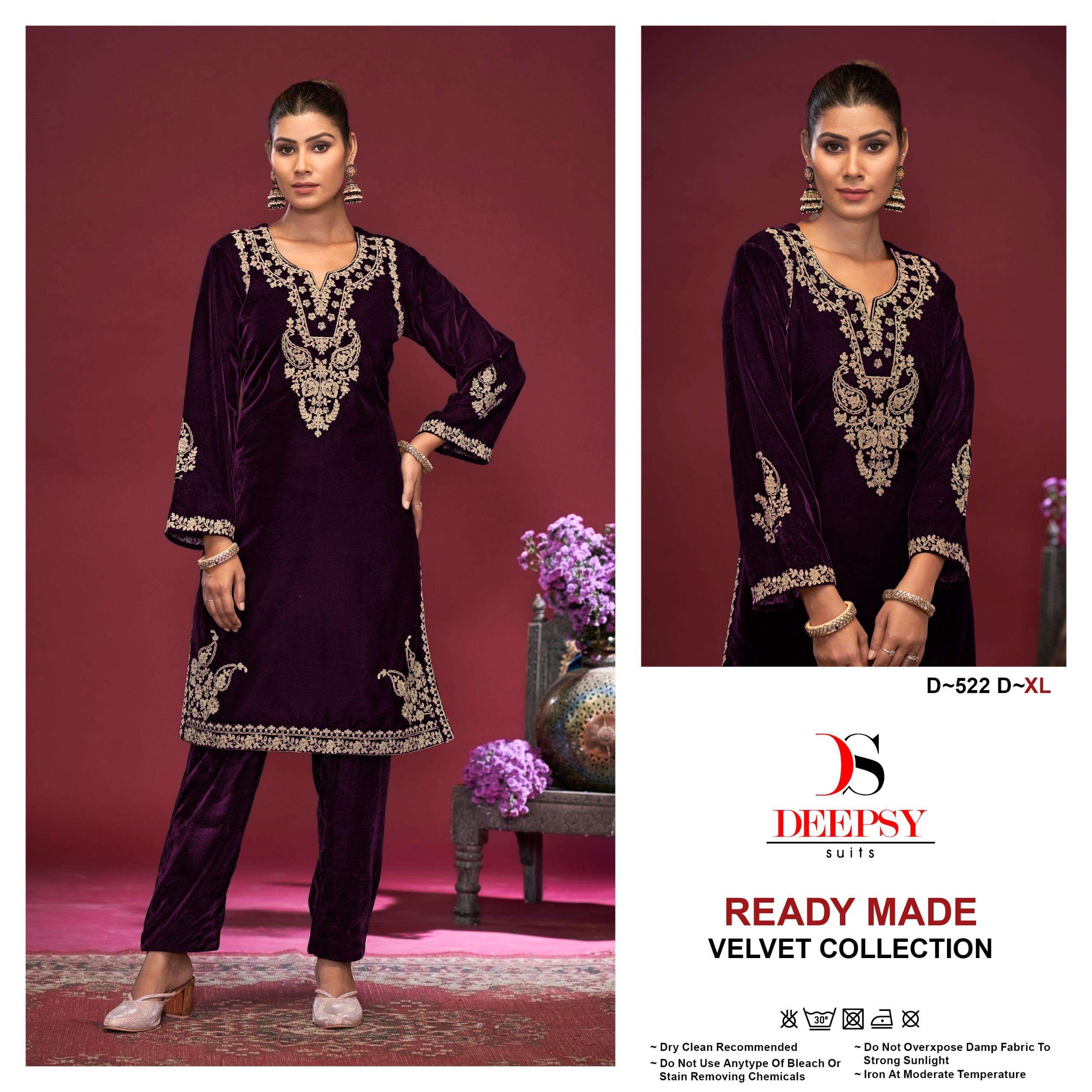 DEEPSY D522 VELVET READY TO WEAR DEEPSY COLLECTION WHOLESALE 