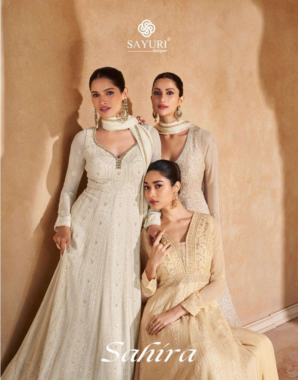 SAYURI SAHIRA 5583-5585 LONG GOWN PARTYWEAR FESTIVAL WEAR READYMADE 