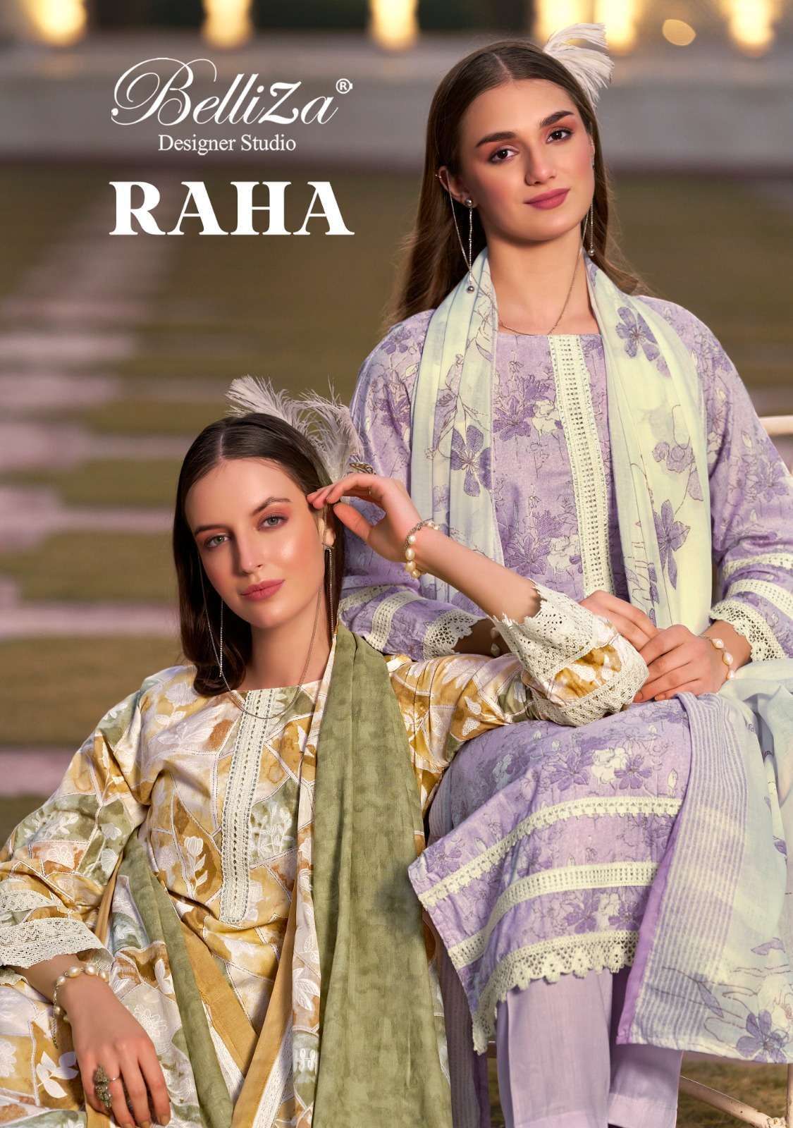 BELLIZA RAHA COTTON PRINT SUIT CATALOGUE ONLINE WHOLESALE DEALER SURAT