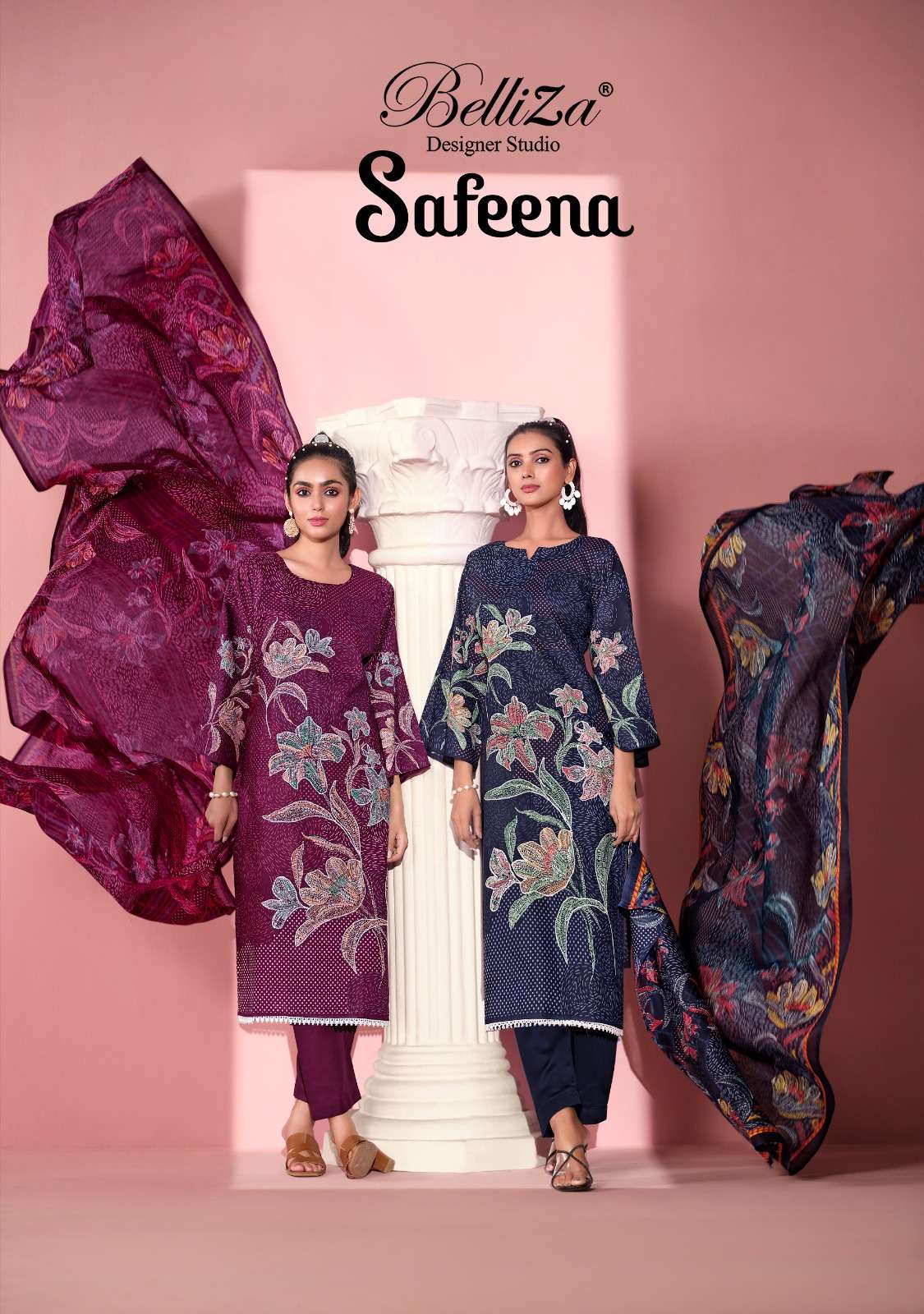 BELLIZA SAFEENA COTTON DIGITAL PRINT BELLIZA CATALOGUE WHOLESALE SURAT