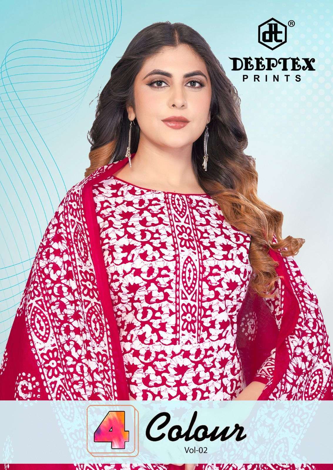 DEEPTEX 4 COLOUR VOL 2 DESIGN 4 COLOUR MATCHING COTTON SUIT BY DEEPTEX 