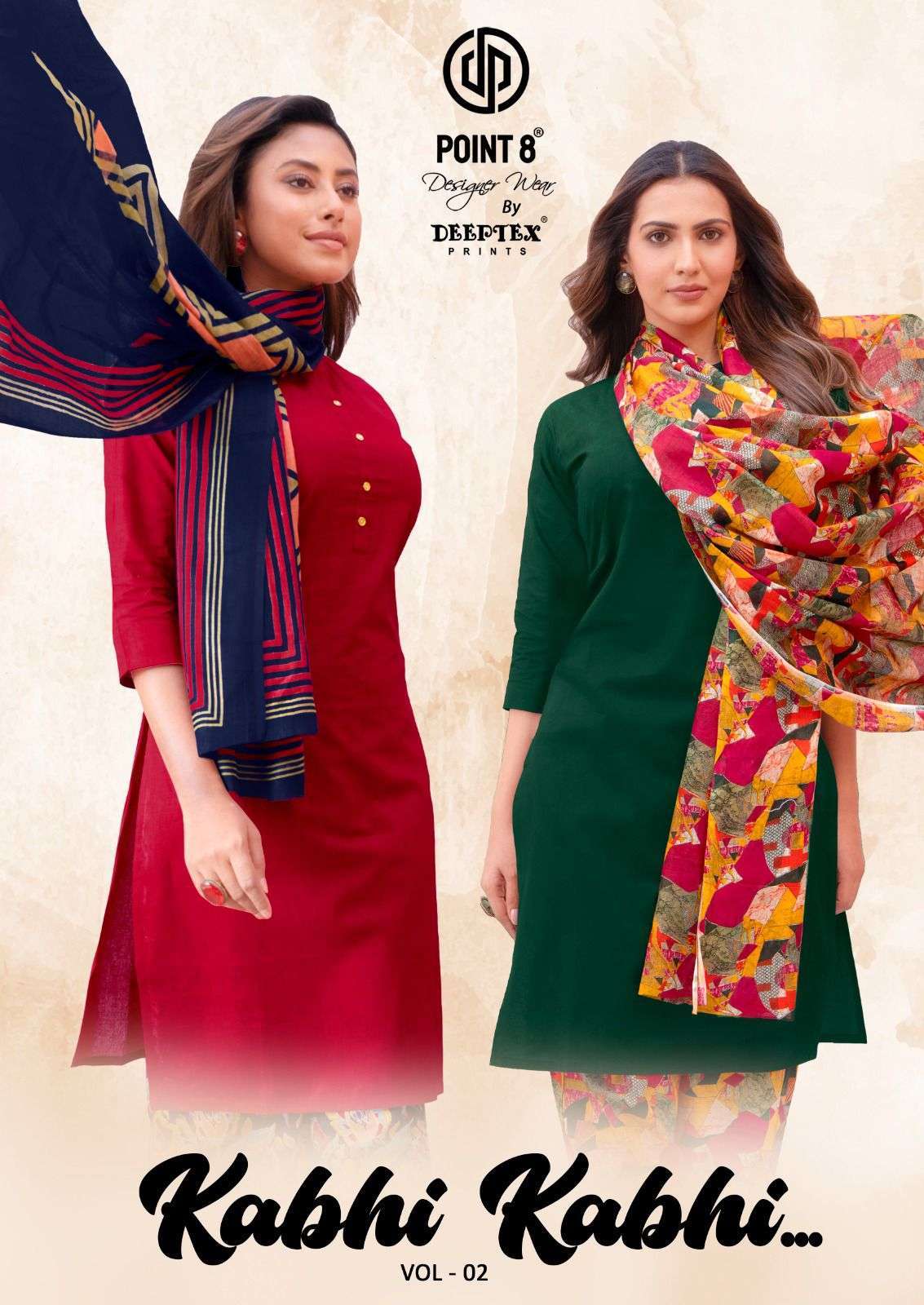 Deeptex Kabhi Kabhi Vol 2 Cotton Ready Made Top Plazzo Dupatta Collection