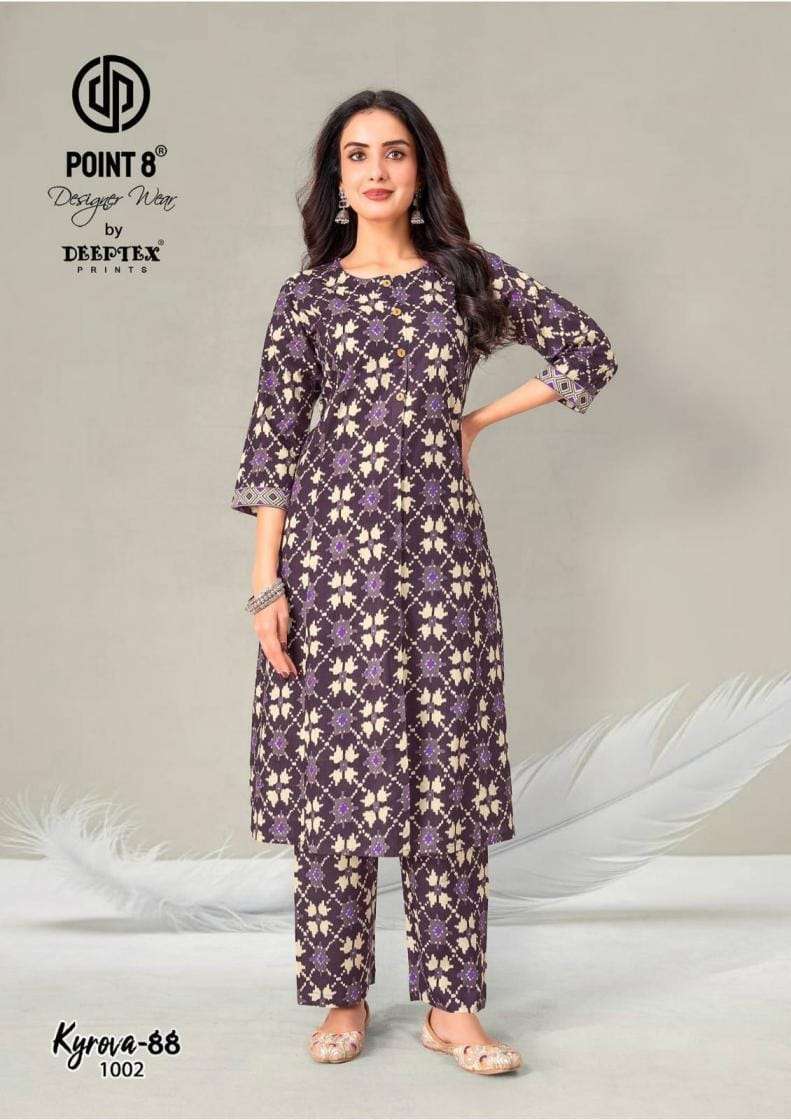 deeptex-point-8-kyrova-88-vol-01-1002.webp DEEPTEX POINT-8 KAYROVA 88 VOL-1 COTTON READYMADE LONG CORD SET WHOLESALE KRISHA APPARELS