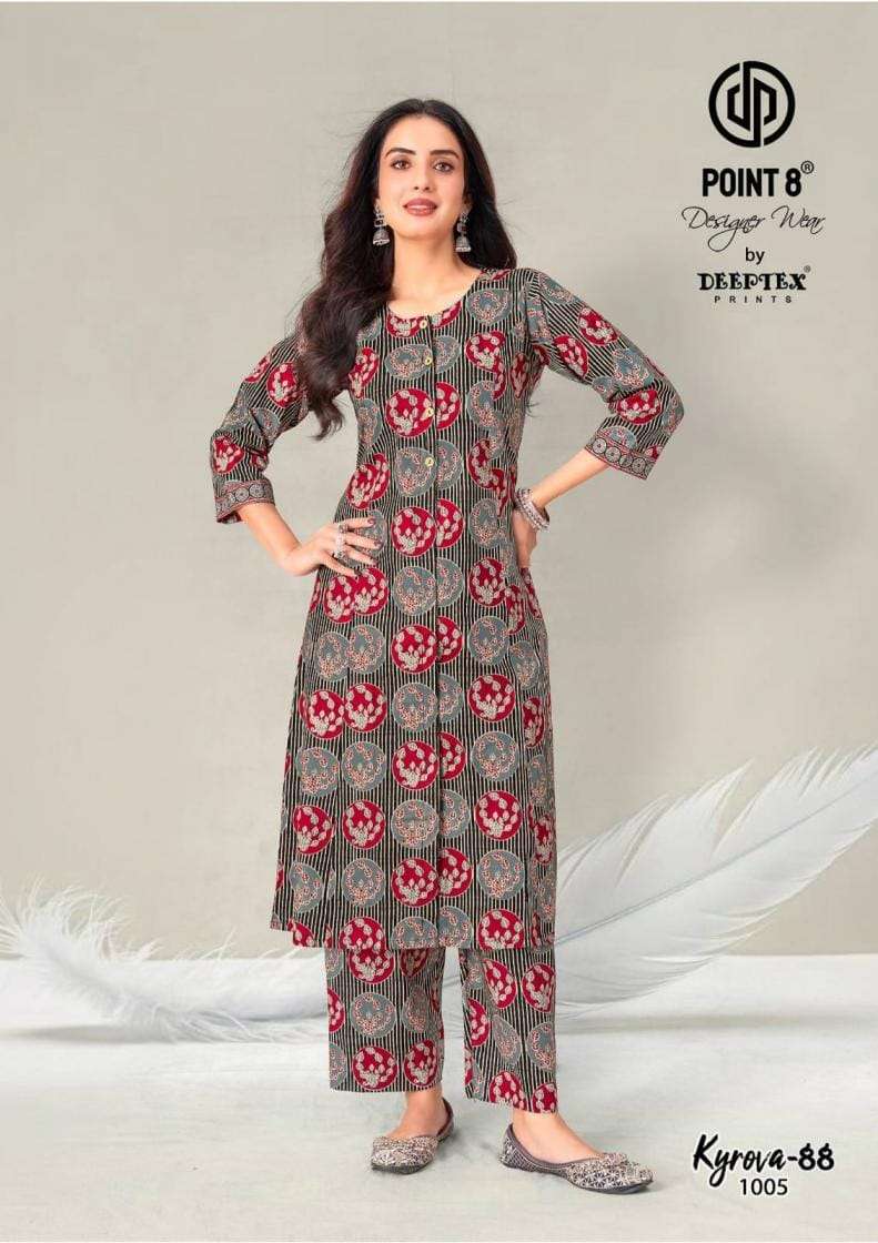 deeptex-point-8-kyrova-88-vol-01-1005.webp DEEPTEX POINT-8 KAYROVA 88 VOL-1 COTTON READYMADE LONG CORD SET WHOLESALE KRISHA APPARELS
