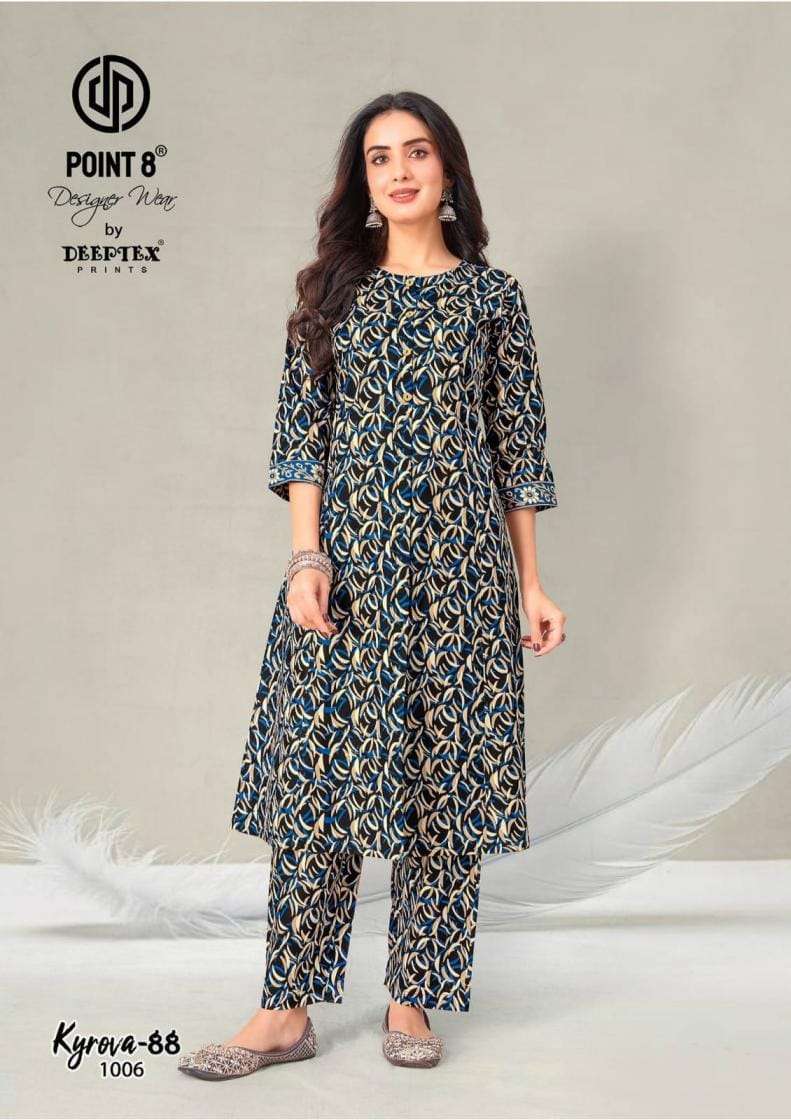 deeptex-point-8-kyrova-88-vol-01-1006.webp DEEPTEX POINT-8 KAYROVA 88 VOL-1 COTTON READYMADE LONG CORD SET WHOLESALE KRISHA APPARELS